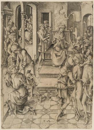 Christ before Annas (from the Large Passsion series)