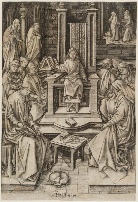 Christ Among the Doctors (from the Life of the Virgin series)