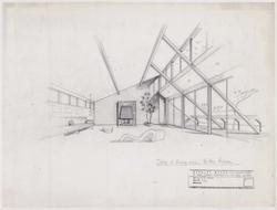 Study of Living Area, Baker House