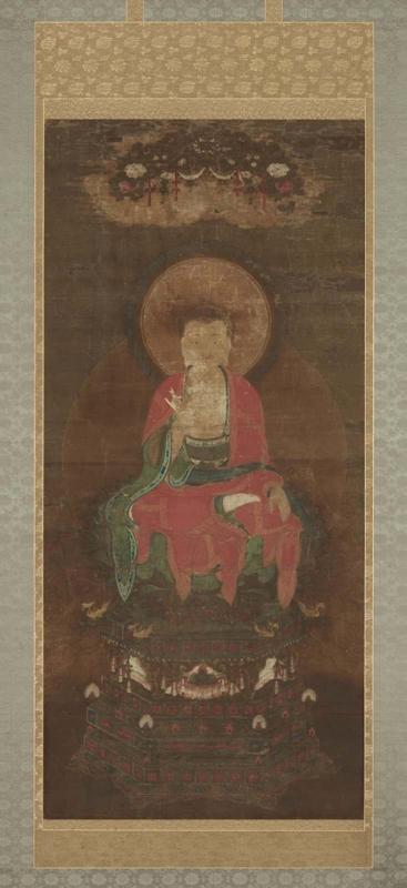 Shakyamuni on a lotus throne