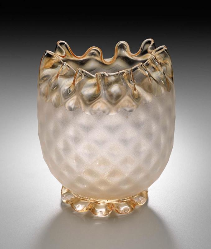 Celery vase (Pomona ware, Midwestern type)