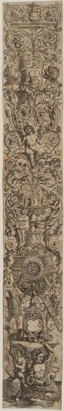 Ornament Panel with a Child Riding a Triton