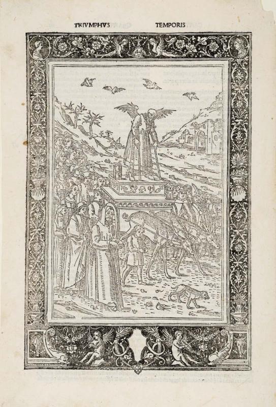 The Triumph of Time (Illustration to Petrarch, Sonetti, Canzone, e Trionfi (Venice: Piero Veronese, 1490)