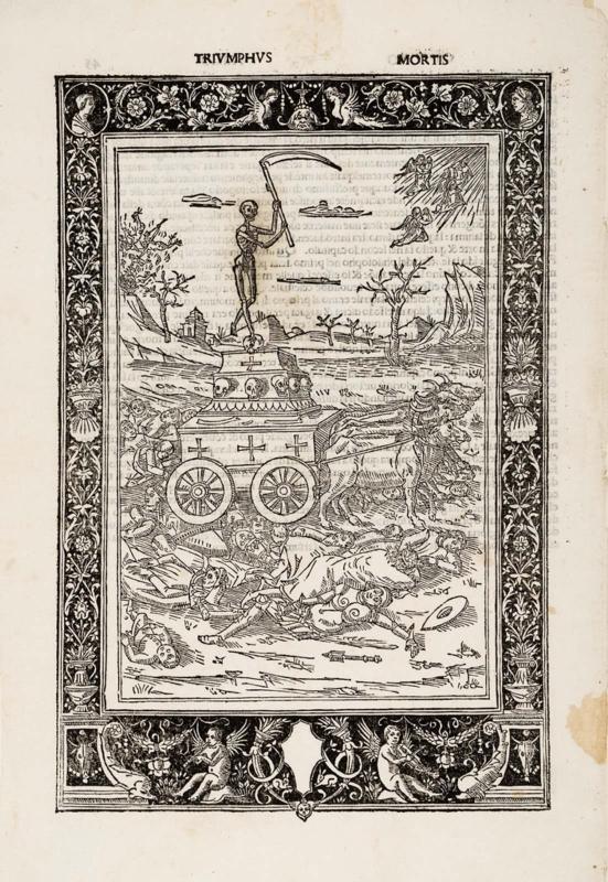The Triumph of Death (Illustration to Petrarch, Sonetti, Canzone, e Trionfi (Venice: Piero Veronese, 1490)