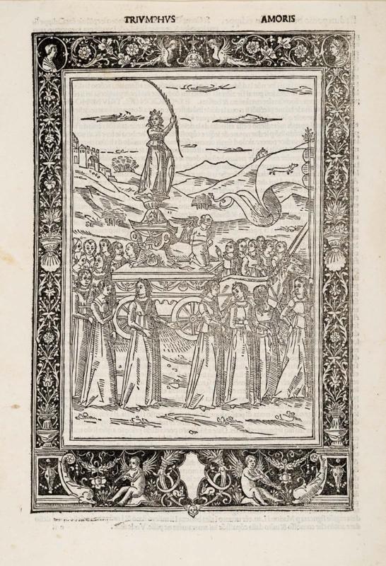 The Triumph of Chastity (Illustration to Petrarch, Sonetti, Canzone, e Trinofi (Venice: Piero Veronese, 1490)