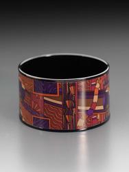 Point d'Orgue Enamel Bracelet -Surteint (purple PVD)