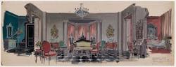 Set Design for "A Double Life - Apartment", Alcoa Hour, Jan 6, 1957