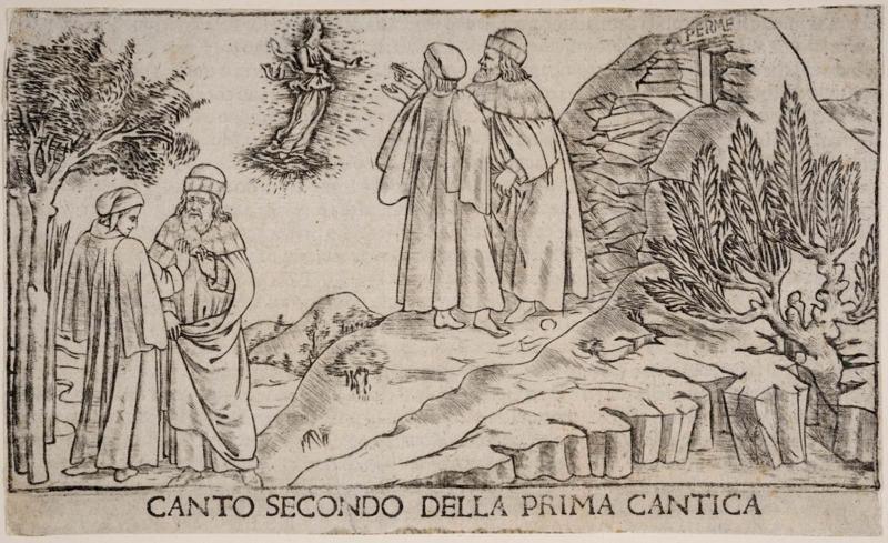 Dante and Virgil, with the Vision of Beatrice