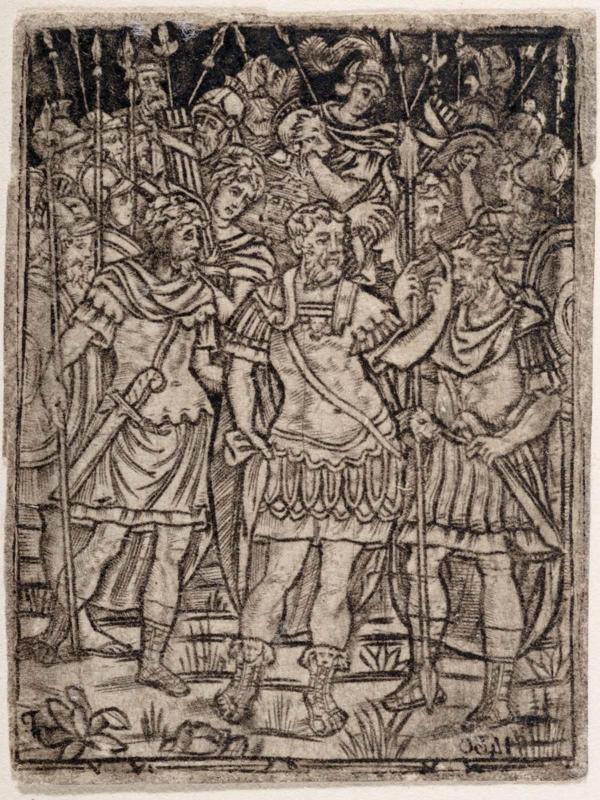 A Roman General Addressing His Troops