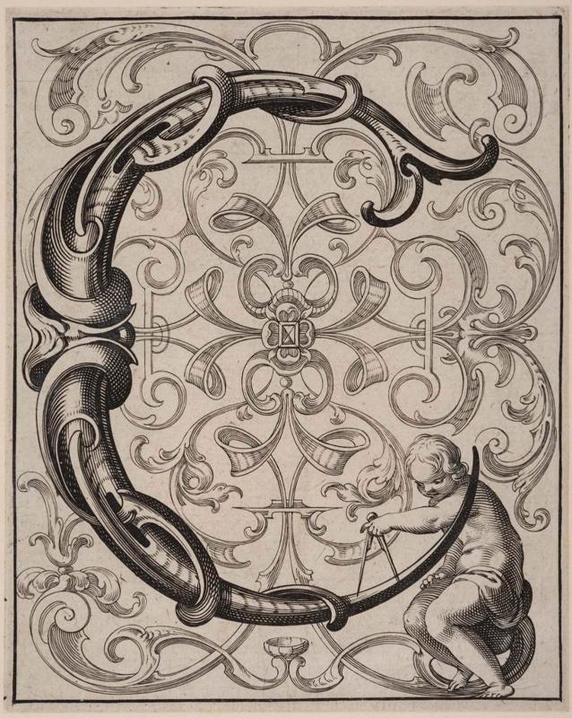 Newes ABC Büchlein (ornamental alphabet): C