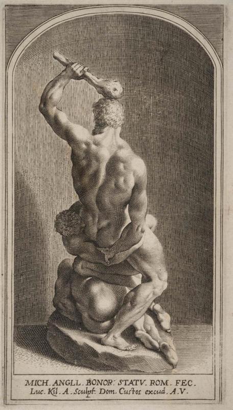 Hercules killing Cacus (Statuary)