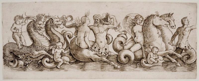 Frieze with Tritons and Nymphs