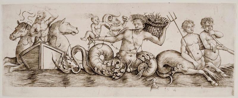 Frieze with Neptune and Tritons