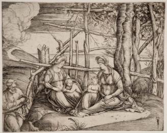 The Holy Family in a Landscape with St. Elizabeth and the Infant St. John the Baptist