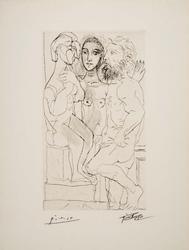 Sculptor, Model, and Sculpture