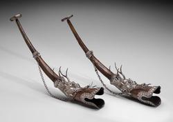One of a pair of trumpets (rkang-gling)