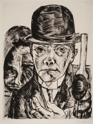 Self-Portrait in Bowler Hat