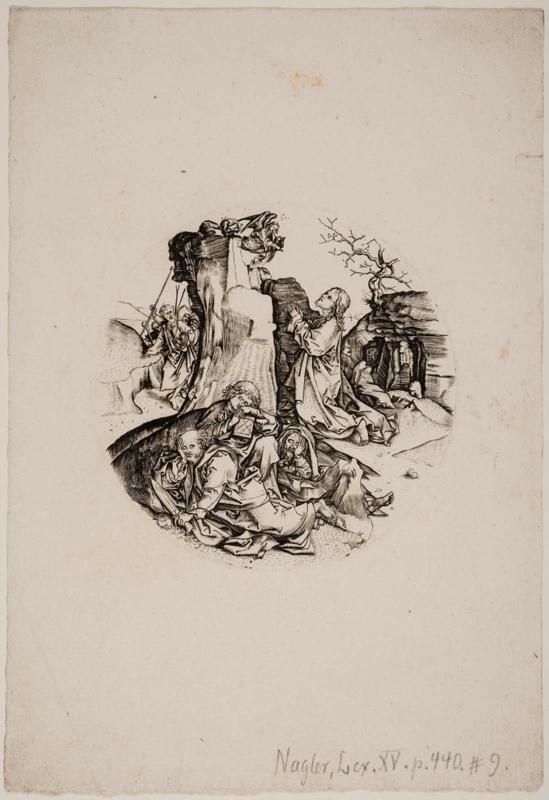 Christ on the Mount of Olives (copy in reverse)