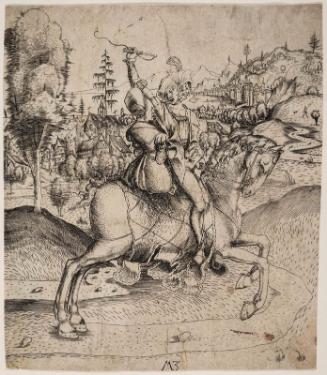 Knight and Lady on Horseback