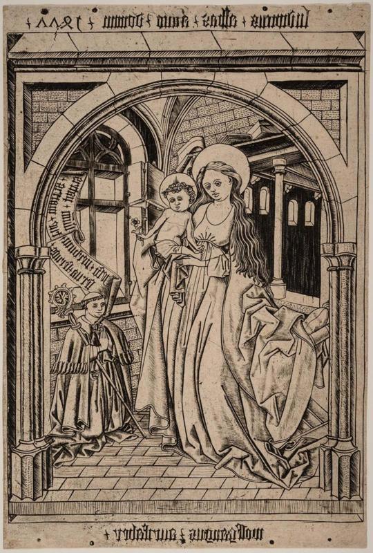 The Virgin and Child with Abbott