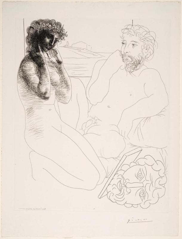 Sculptor and Kneeling Model
