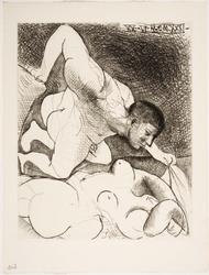 Man Uncovering a Woman