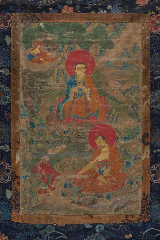 The Arhats Rahula and Pindola