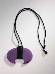 C-shaped pendant with cord