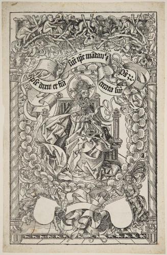 God the Father (Frontispiece to the Nuremberg Chronicle)