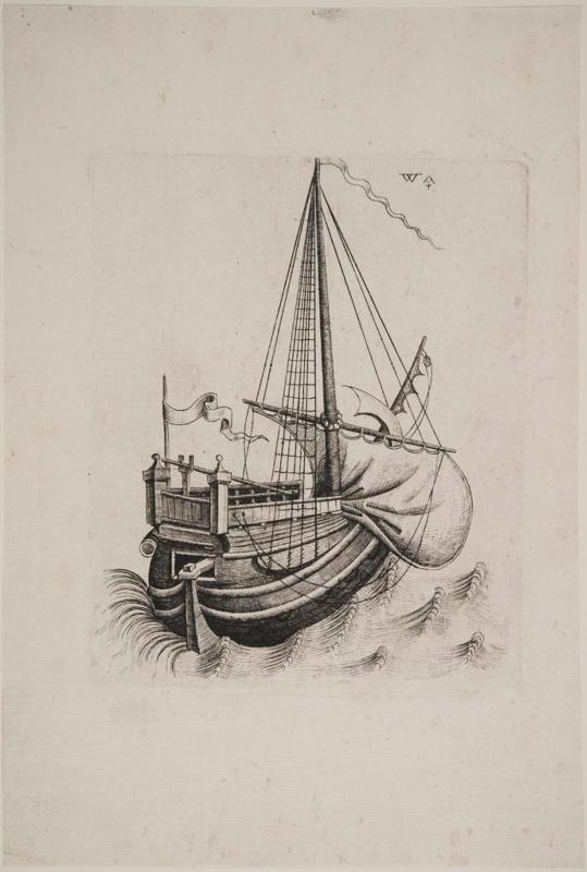 A Ship Steering to the Right