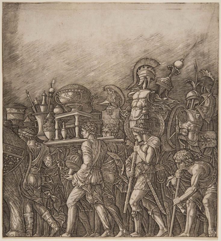 The Triumph of Caesar: Soldiers Carrying Trophies (second version)