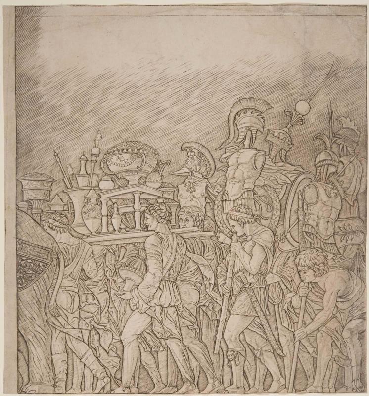 The Triumph of Caesar: Soldiers Carrying Trophies (second version)