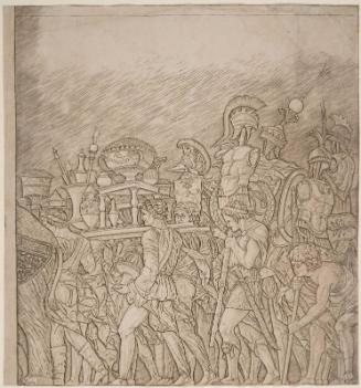 The Triumph of Caesar: Soldiers Carrying Trophies (second version)