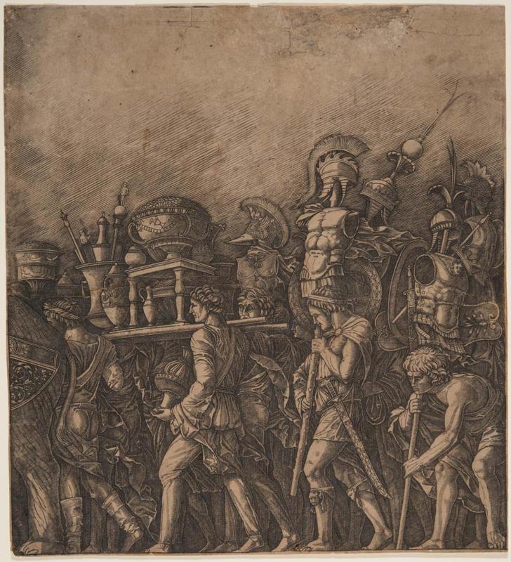 The Triumph of Caesar: Soldiers Carrying Trophies (second version)