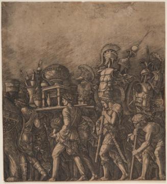The Triumph of Caesar: Soldiers Carrying Trophies (second version)