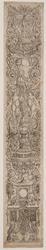 Ornament Panel with Griffins and Two Cupids Crossing Halberds