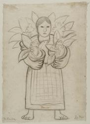 Woman with Plants (Flower Seller)