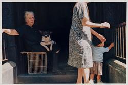 New York (Woman with Dog)