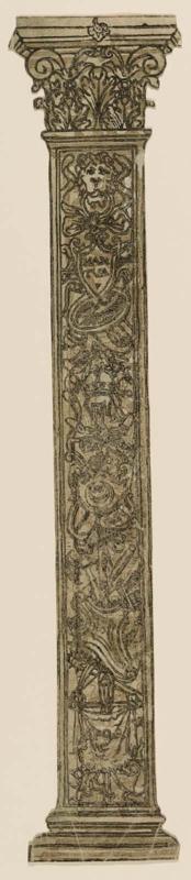 The Triumph of Caesar: Six Corinthian Pilasters (pilaster no. 2 only)