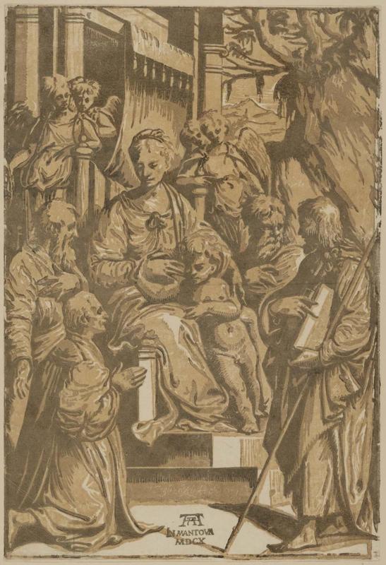 The Virgin and Child Surrounded by Saints