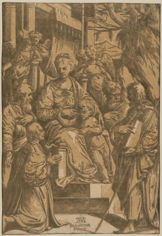 The Virgin and Child Surrounded by Saints