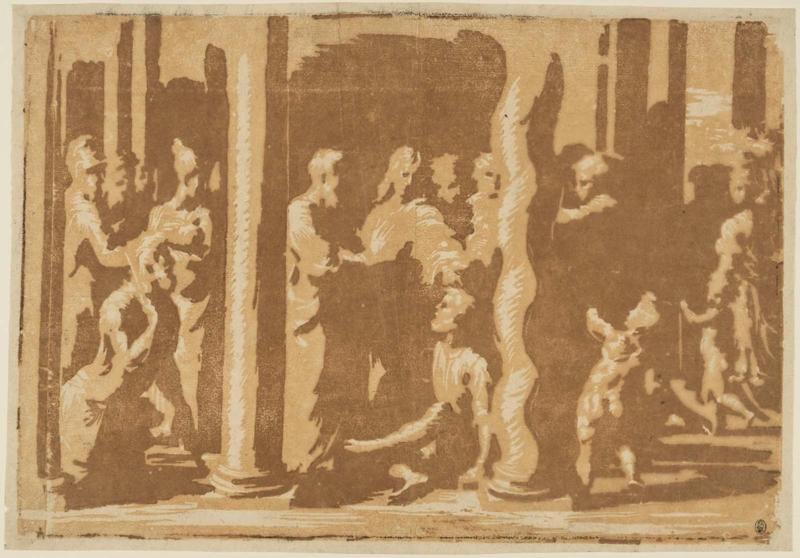 Saints Peter and John Healing the Lame Man at the Beautiful Gate
