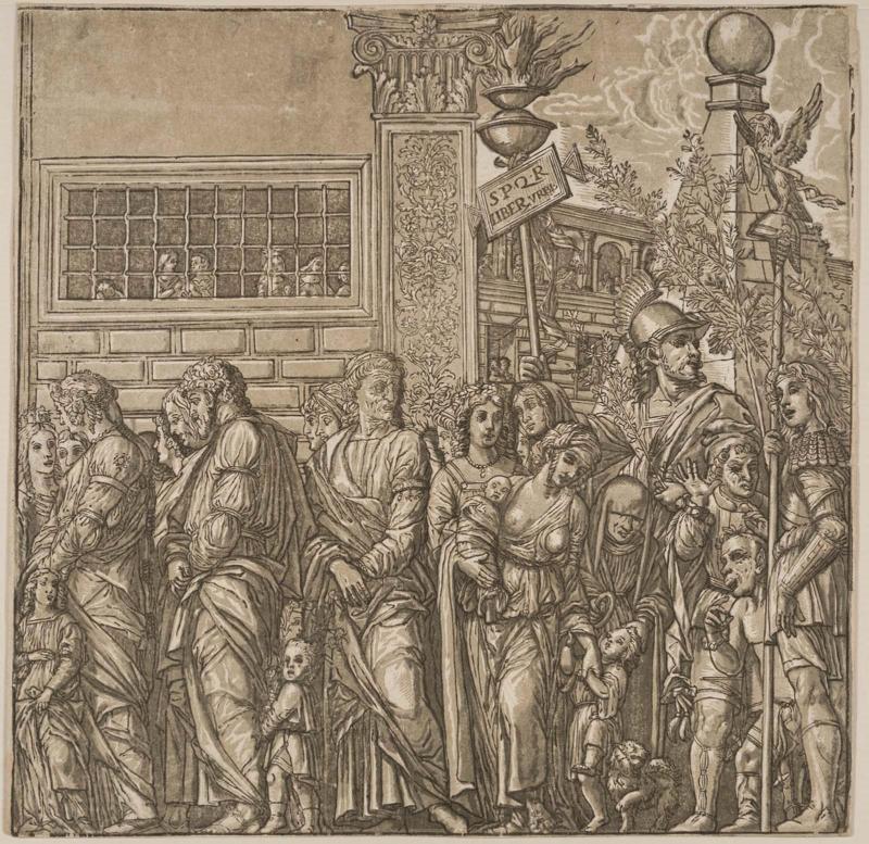 The Triumph of Caesar, Plate 7: Captives