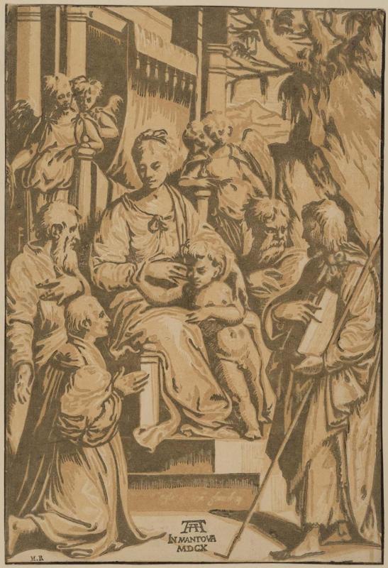 The Virgin and Child Surrounded by Saints