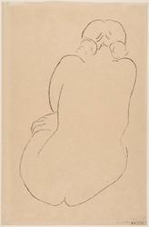 Seated Nude, Seen from Behind (Nu assis, vu de dos)