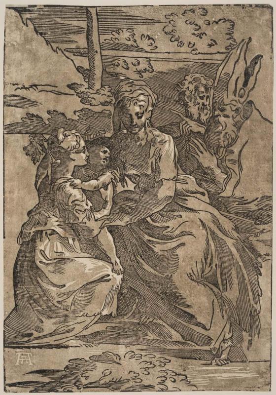 The Virgin and Child Accompanied by Saints