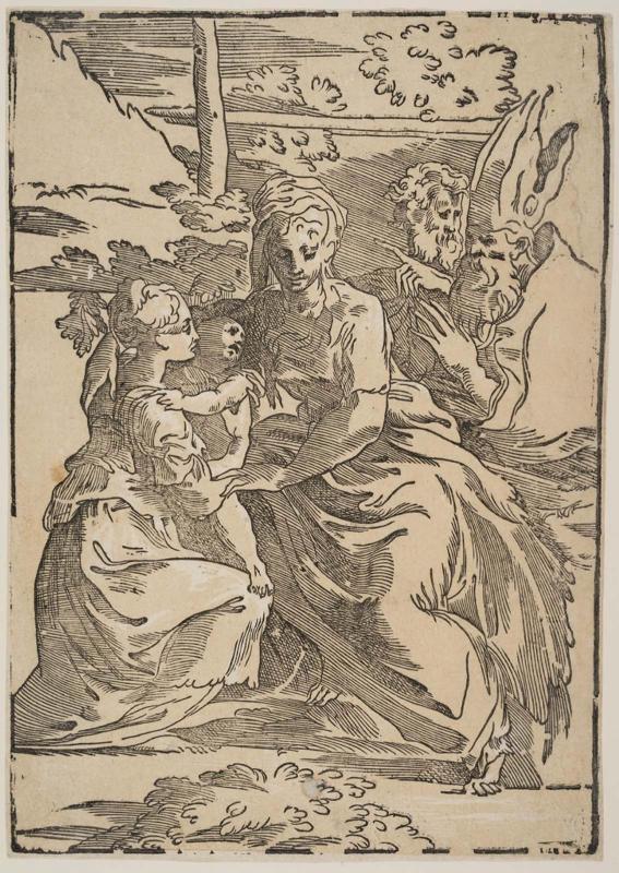 The Virgin and Child Accompanied by Saints