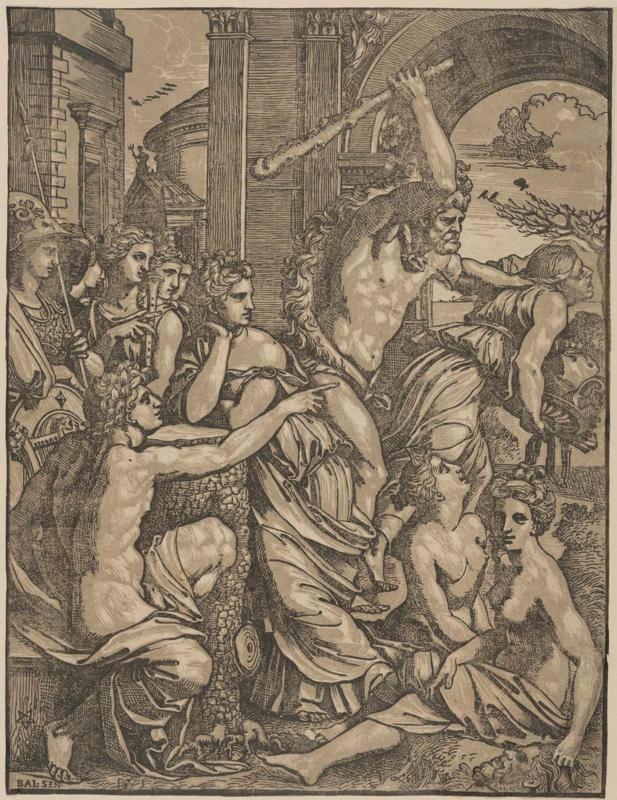 Hercules Chasing Avarice from the Temple of the Muses