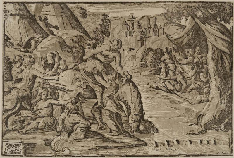 Cloelia Fleeing from the Camp of Porsena