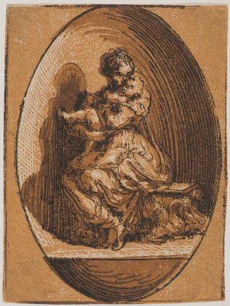 The Virgin and Child in an Oval